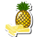 Ananas en sticks